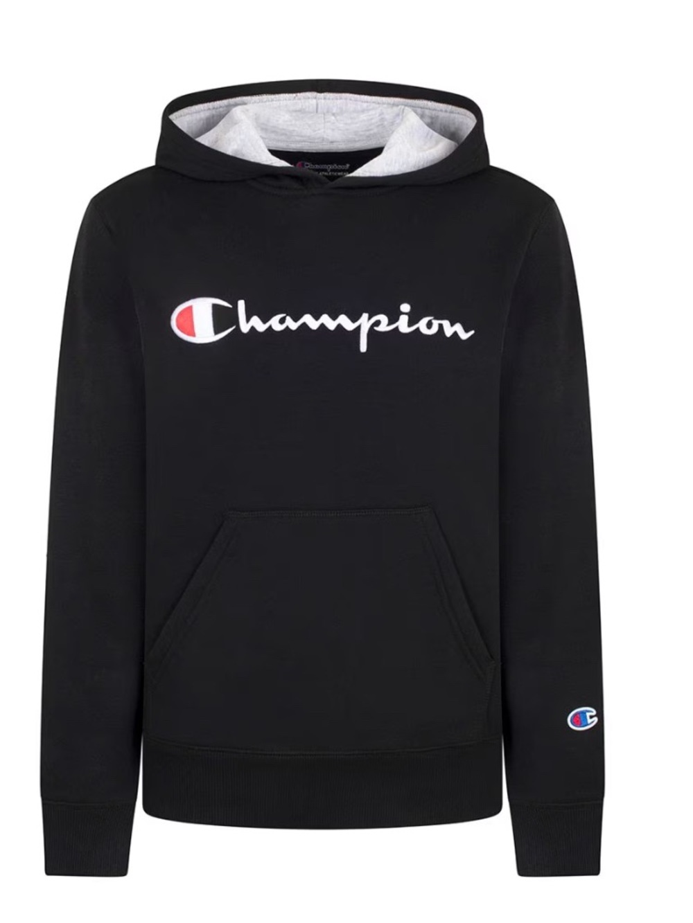 Champion Black Hoodie Youth XL (14-16 years old) with White & Red Logo
